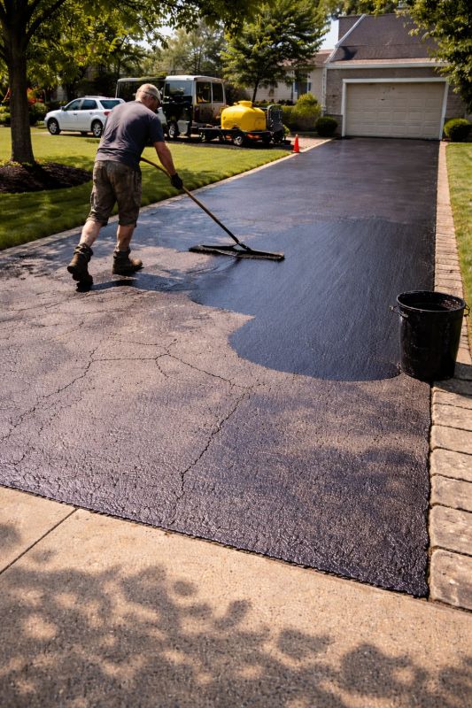 Blacktop Driveway Sealing in Grand Rapids, MI