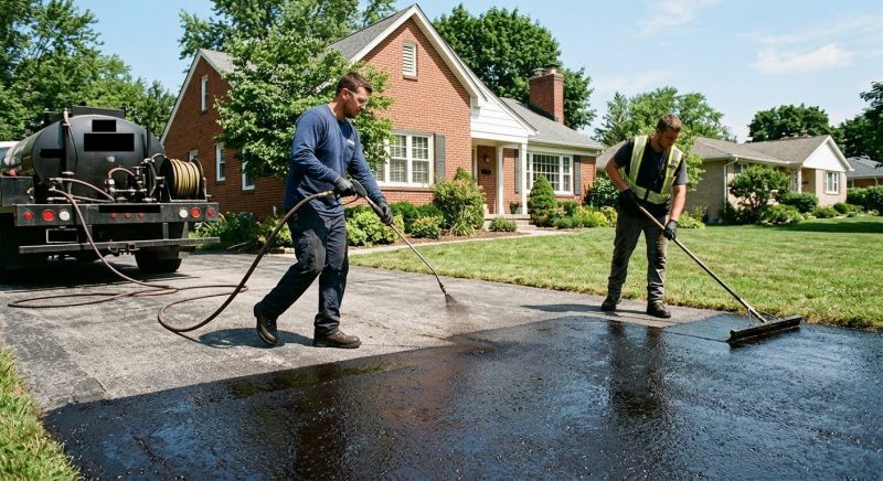 Residential Driveway Sealcoating in Columbus, OH